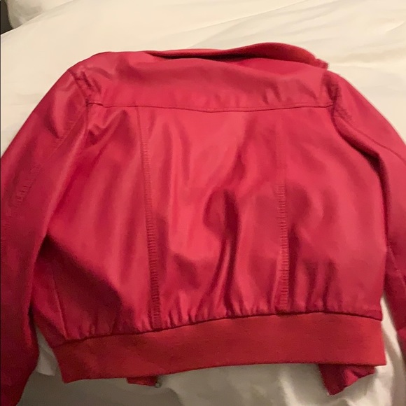 Pink Leather Jacket - Picture 4 of 6